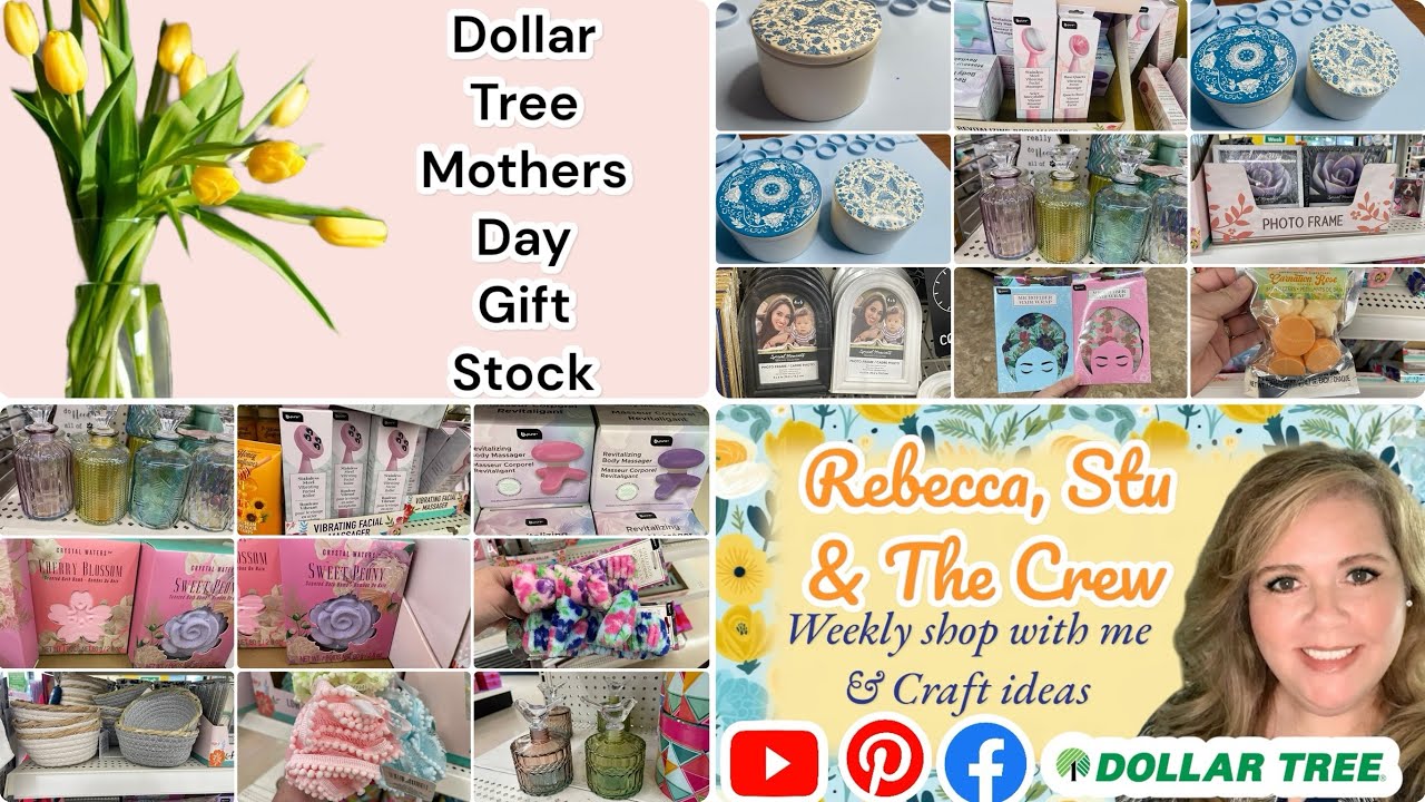 Dollar Tree ALL Mother's Day Stock 2024 - YouTube