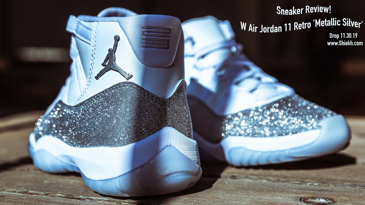 metallic silver jordan 11