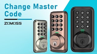Change Master Code--Zomoss Keypad Deadbolt Lock ZS01 Profile