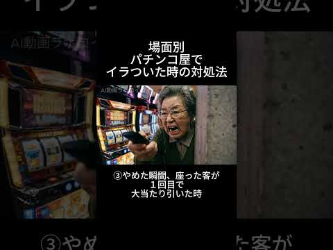 【場面別】パチンコ屋イラついた時の対処法 #aiおばあちゃん #ai #ai動画 #aishorts #aivideo