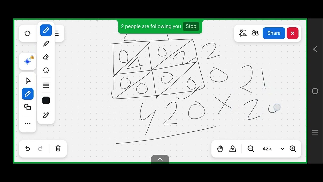 Class-4 Math class chapter 3 Multiplication ||zoom app online|| Lattice multiplication method