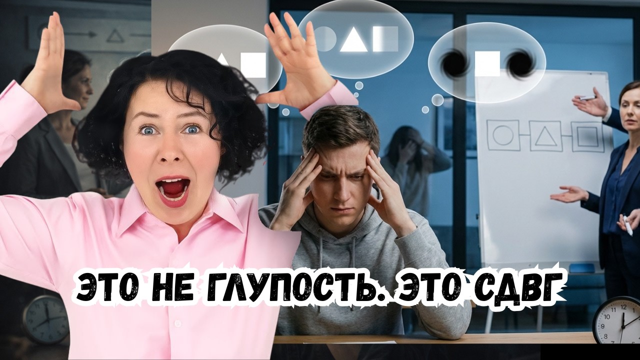 Это не глупость  Это СДВГ