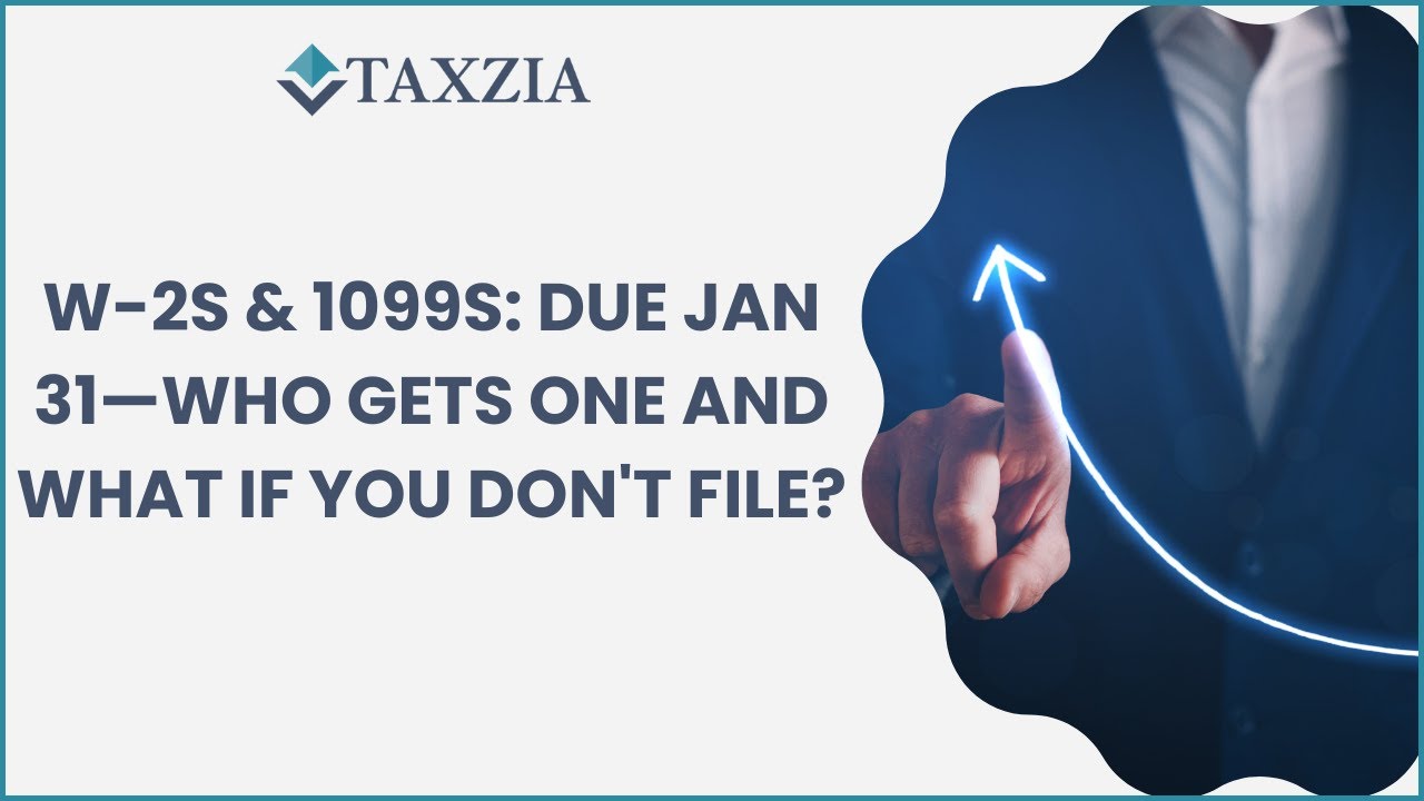 W-2s & 1099s: Who Gets One and What Happens If You Don’t File? | January 31, 2026 Deadline