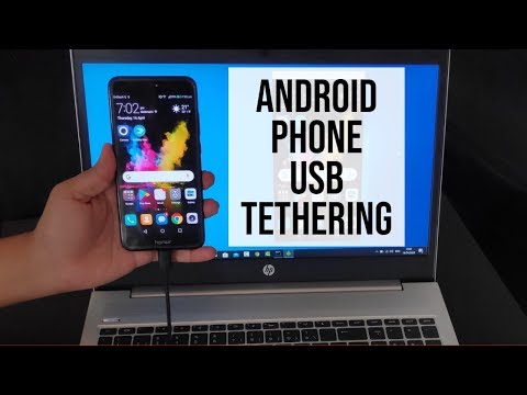 Android USB Tethering : How to Tether an Internet Connection of Android Phone