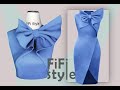 FiFi Style : Thiết kế đầm nơ 3D không đường cắt