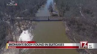 Woman's body found in suitcase in Wake County