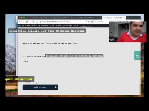 Interative Brokers API 4.5 hour Workshop Bootcamp