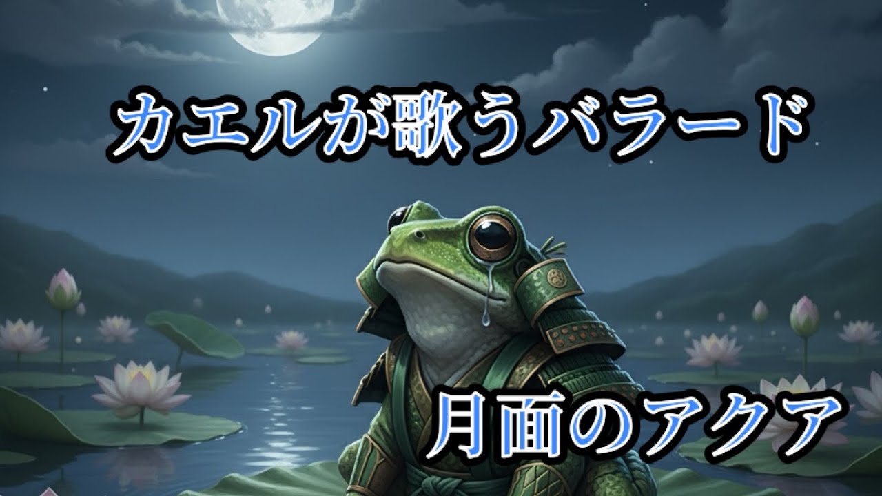 月面のアクア / カエルナイト (Kaeruknight) - Original Song (Music by Suno AI)
