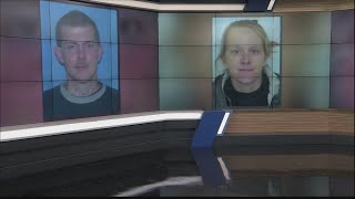 Two adults wanted after child found in cage, another holding drug pipe