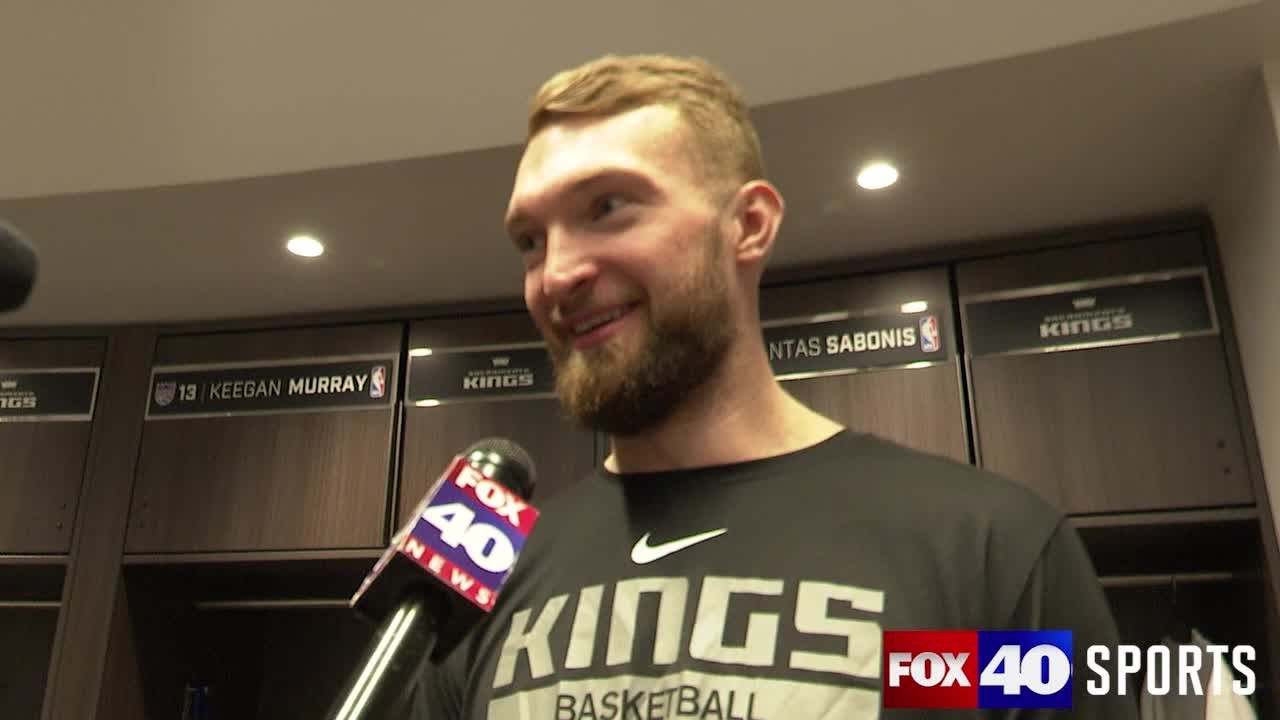 Domantas Sabonis on sinking the two gamewinning free throws to lift