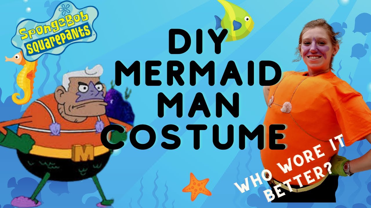 9. "Blue Haired Mermaid Man" Costume - wide 7