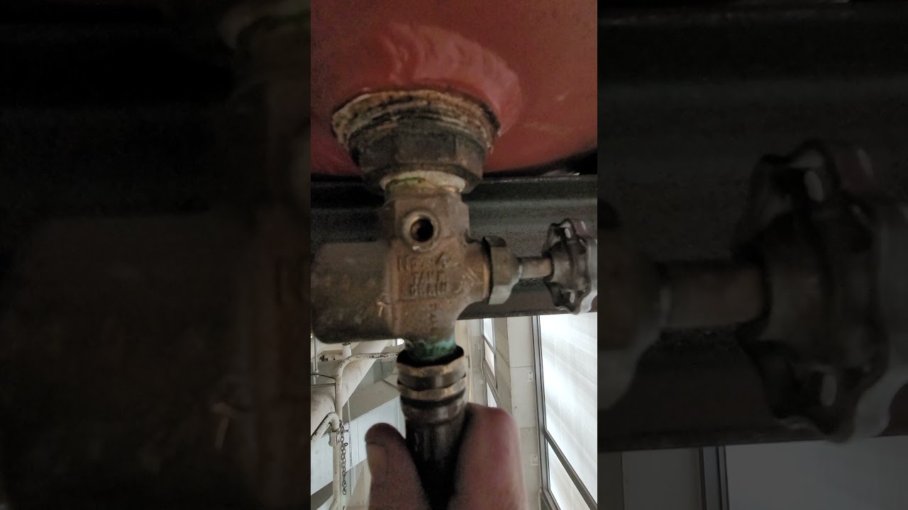 Expansion tank water logged YouTube