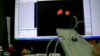 2d accelerometer + flash 3d stars