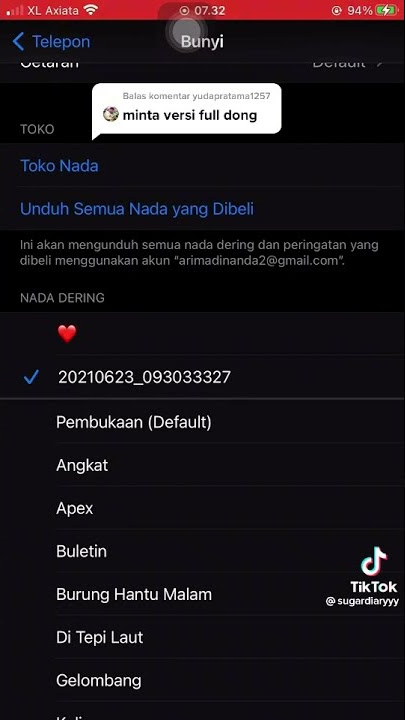 NADA DERING IPHONE || DJ x SLOWMO