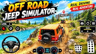 🔥 OFF ROAD JEEP SIMULATOR 🚙 | Impossible Mountain Road Driving Challenge 😱🔥 | 4x4 Jeep Gameplay screenshot 5