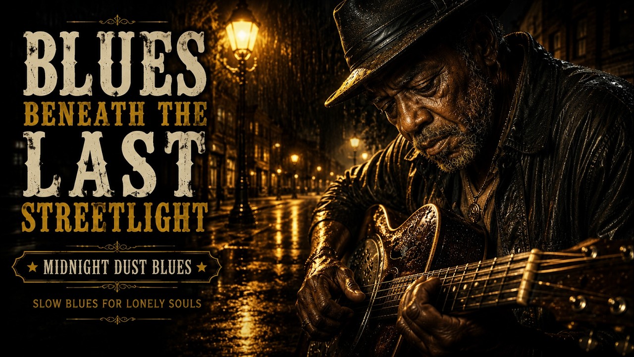 Blues Beneath the Last Streetlight | Midnight Dust Blues - YouTube