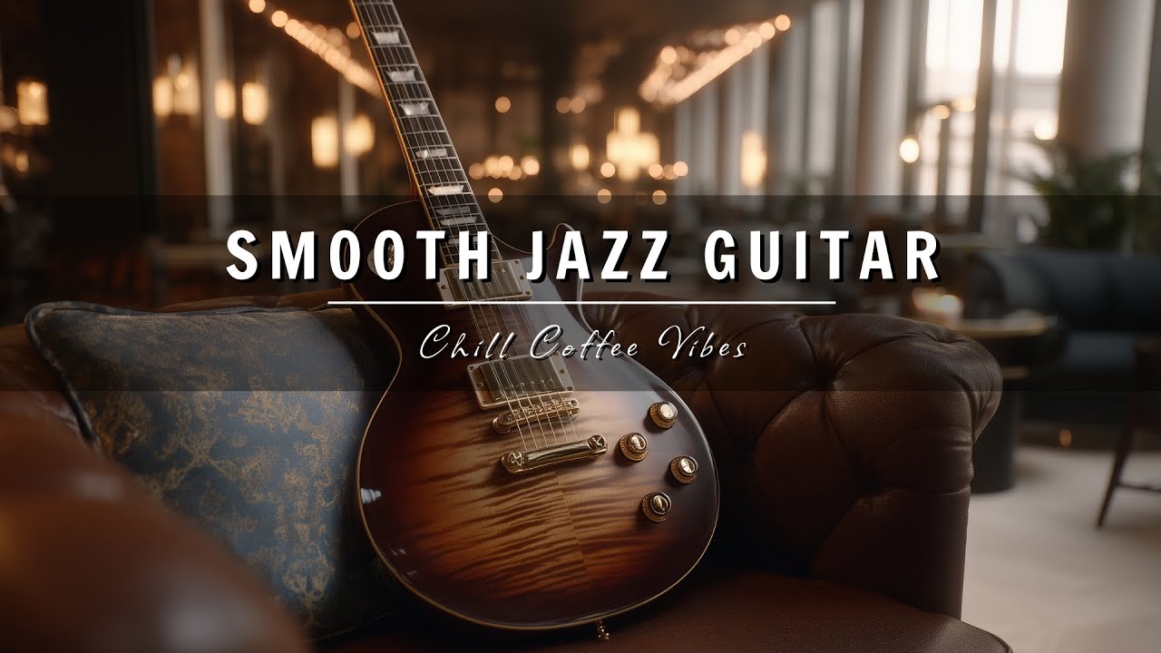 Smooth Jazz Guitar Music - Cool Cafe Vibes • Relaxing Guitar Music for Cafe, Study & Work