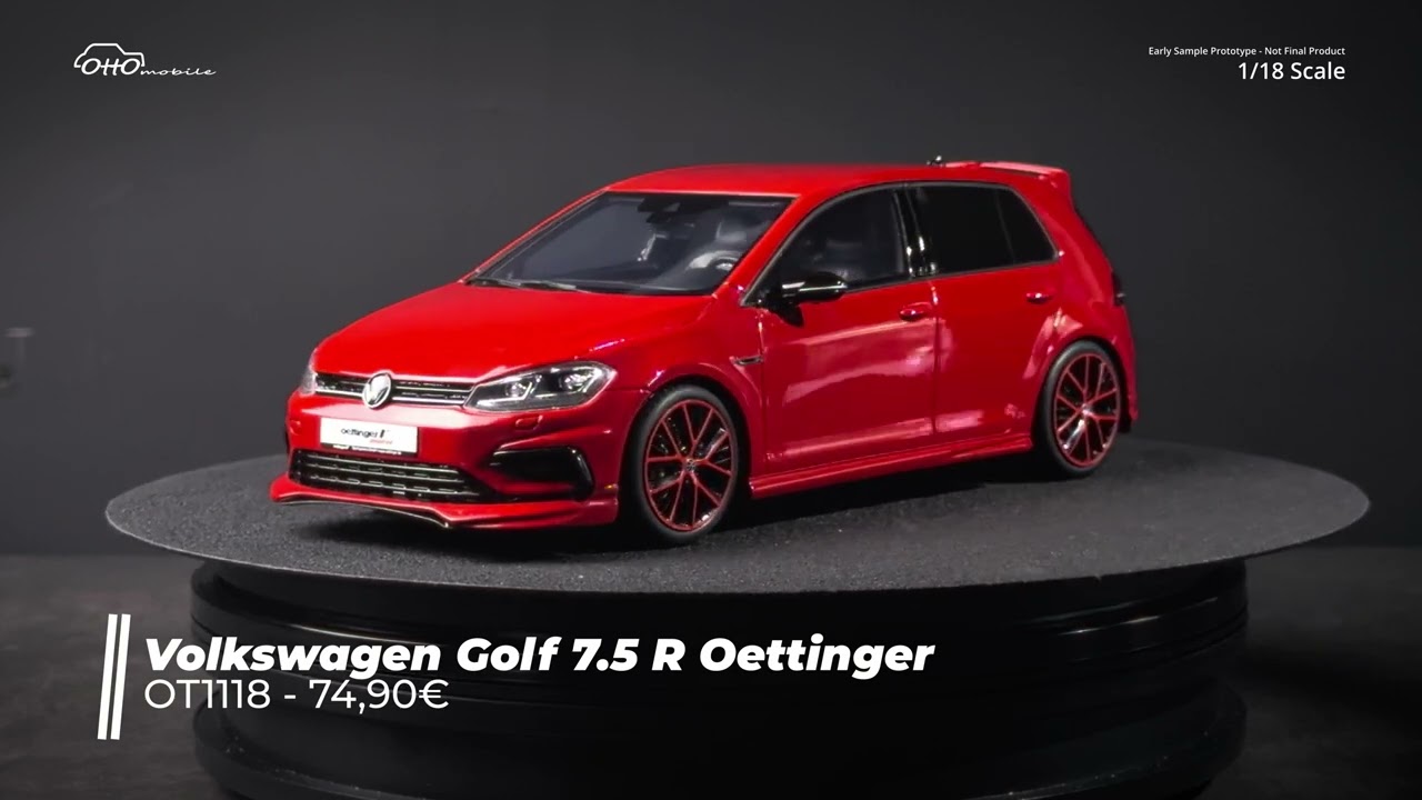OttOmobile - Volkswagen Golf 7.5 R Oettinger Tornado Red 2018 - 1/18