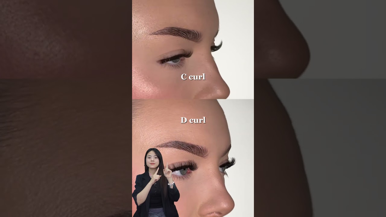 C Curl vs D Curl — Which Lash Style Fits YOU Best? 👁️✨