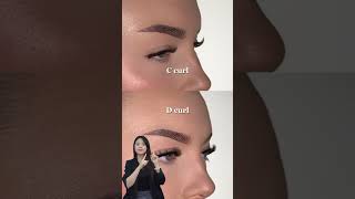 C Curl vs D Curl — Which Lash Style Fits YOU Best? 👁️✨