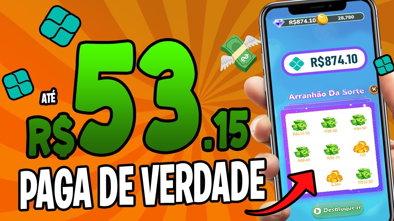 [Receba Ainda Hoje😲] *Novo* APP de JOGO que GANHA DINHEIRO de VERDADE no PIX💰 App Pagando na Hora