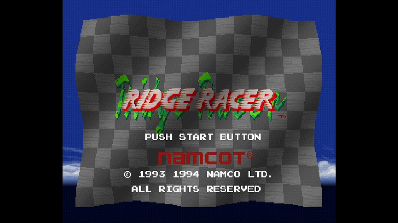 PSone RIDGE RACER by Namco - PLAY and CHAT - YouTube