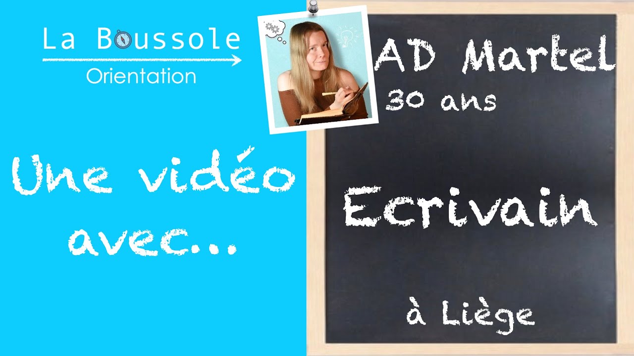 [Une vidéo avec...] AD Martel, écrivain