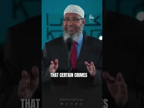 Why Capital Punishment Allowed in Islam - Dr. Zakir Naik #Sharia #BelievingBeings #Shorts