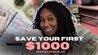 How To Save Your First $1,000 (Beginner Money Plan)