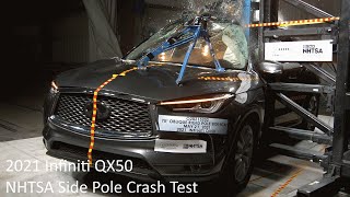 2021-2022 Infiniti QX50 / QX55 NHTSA Side Pole Crash Test