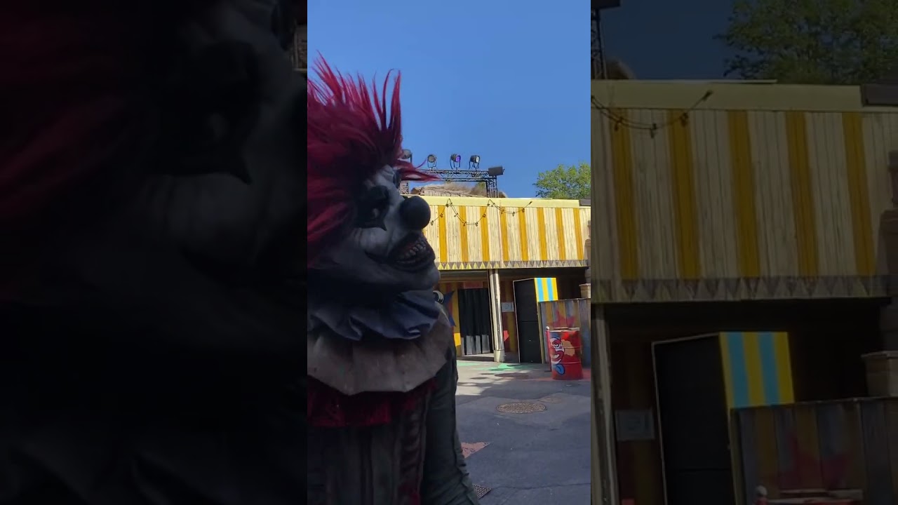 Parc Astérix peur sur le parc foire aux 6 citrouilles les clowns des enfer 2023