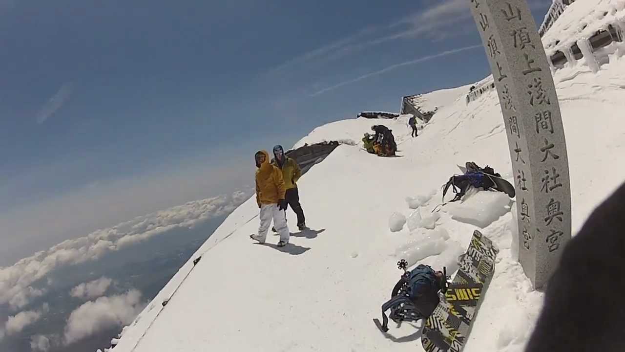 Snowboarding from Mt. Fuji's Peak | POP JAPAN