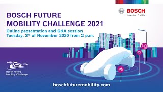 Bosch Future Mobility Challenge | Register now