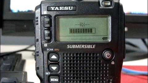 Yaesu VX-8R Programing frequencies with software