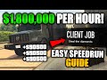 GTA Online: Earn $1.8 MILLION PER HOUR With This EASY Money Method! (Client Job Speedrun Guide)