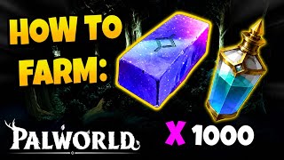 How to Farm Paloxite ingots and Holy Tree Water in Palworld (CRAZY AMOUNTS)
