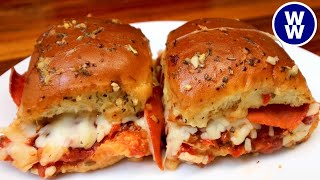 EASY Pepperoni Pizza Sliders🍕 WW Lunch Meal Prep | Weight Watchers | With WW PTS Calories &amp; Macros!