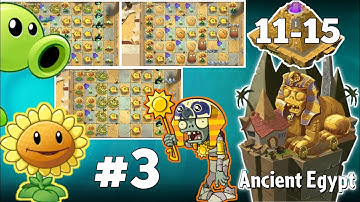 Plant Vs Zombie 2 Walkthrough Level 11-15 Pyramid Of Doom❗