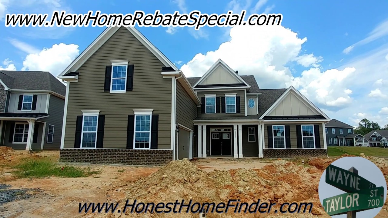 DR Horton New construction homes in Indian Land SC Chestnut model