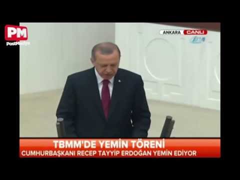 Tayyip Erdoğan, tarafsız olacağına namusu ve şerefi üzerine yemin ediyor