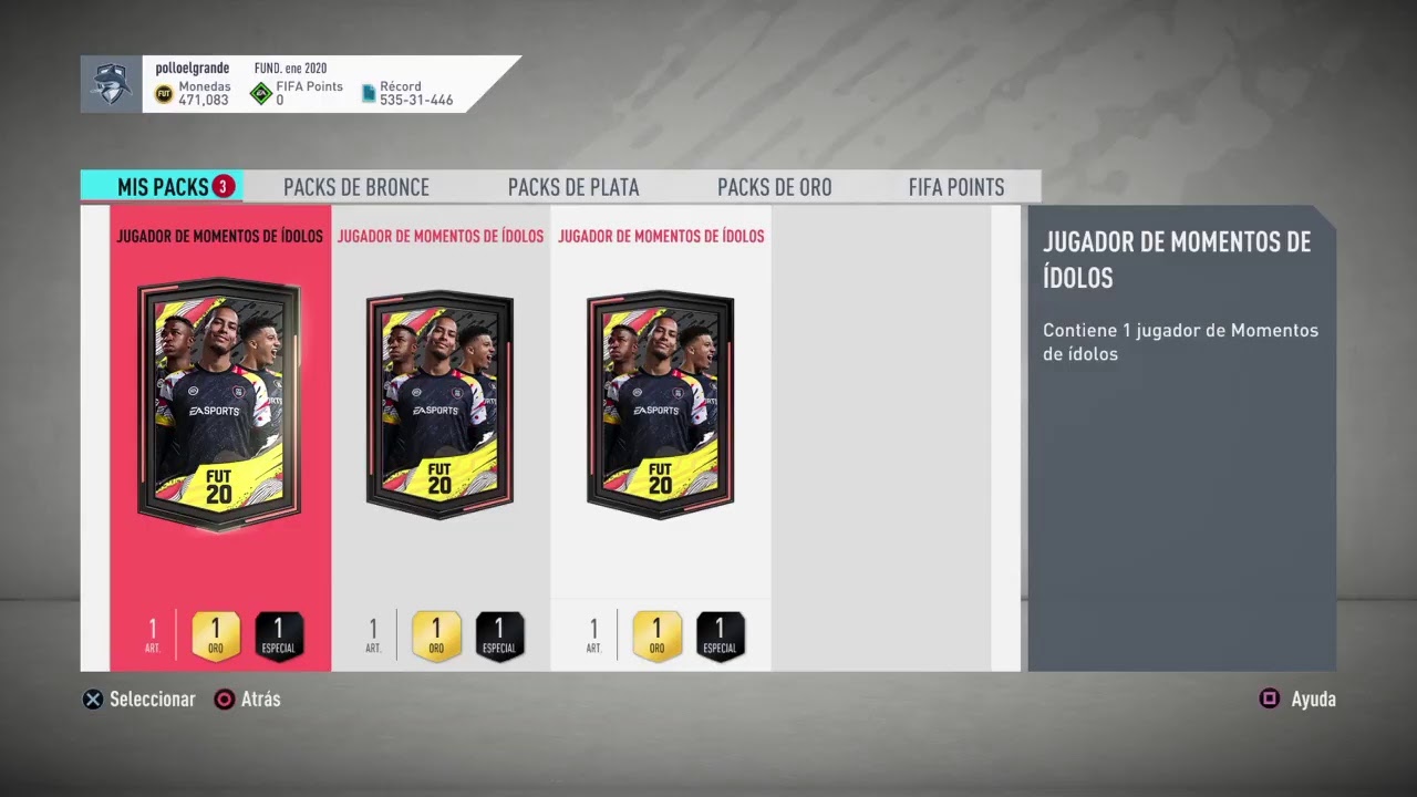 3 Iconos Prime Momentos