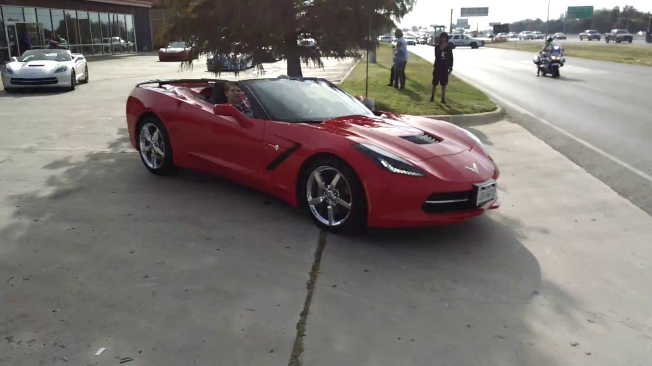 Corvette World Dallas Toys for Tots 2017 Rollout 12/2/2017 YouTube