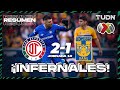 Resumen y goles | Toluca 2-1 Tigres | CL2024 - Liga Mx J10 | TUDN image