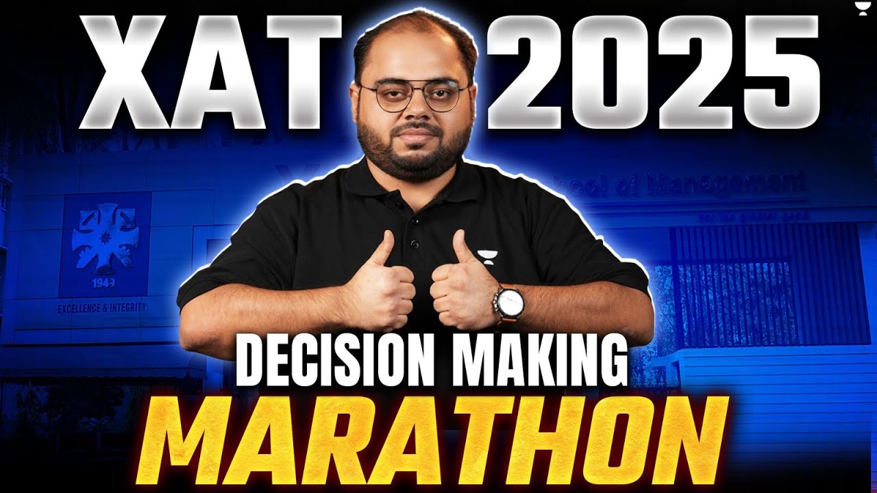 XAT 2025 Countdown | Final Revision Marathon for DECISION MAKING - YouTube