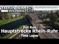 Hauptstrecke Rhein-Ruhr - Time Lapse - Train Sim World 2