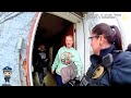 Police Surprise Squatters Living in a House They Destroyed