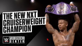 Lio Rush is the NXT Cruiserweight Champion!