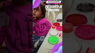 En 1 Minuto Pintacaritas de Unicornio Descubre cómo hacerlo davatisisters