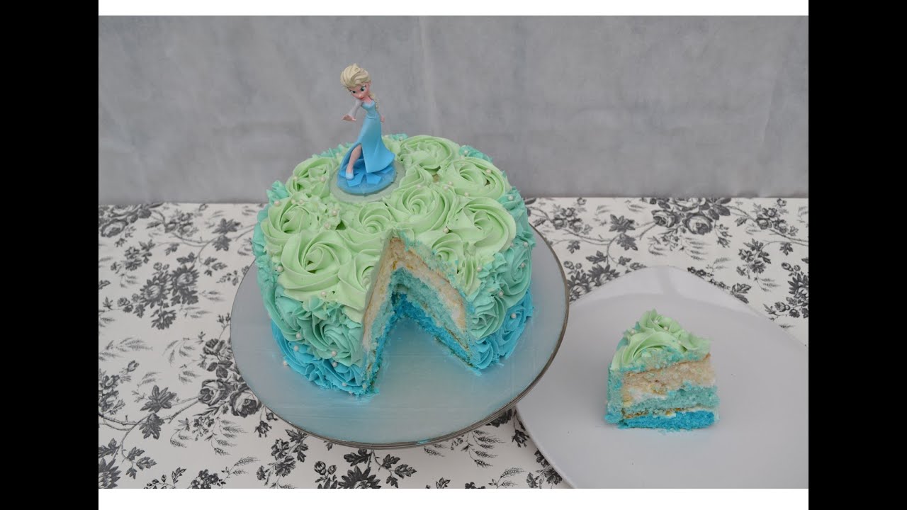 | Pastel de frozen | Pastel de rosas
