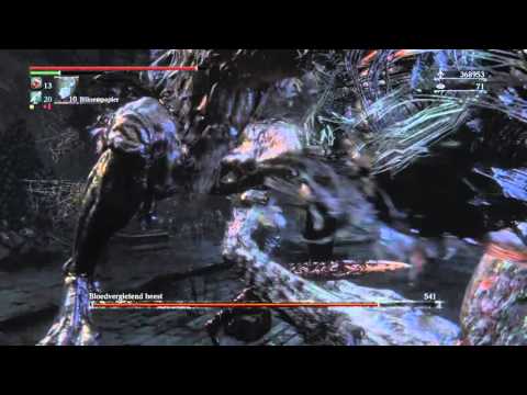 Bloodborne - Bloedvergietend Beest - crisisgevecht